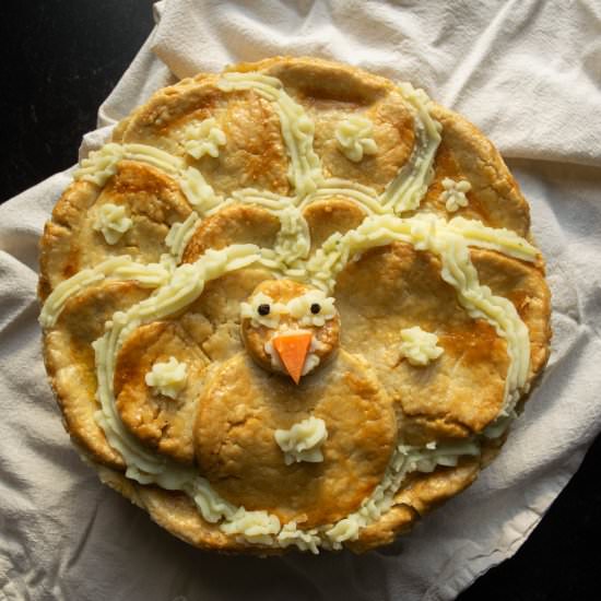 Thanksgiving Leftover Gobbler Pie - Recipe photo by JawnsICooked