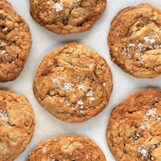salted caramel malted milk cookies - Recipe photo by davebakes
