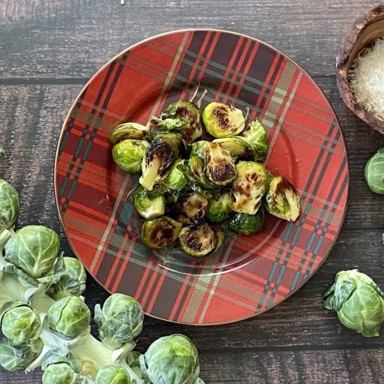 Honey-Roasted Brussel Sprouts - Recipe photo by carvingajourney