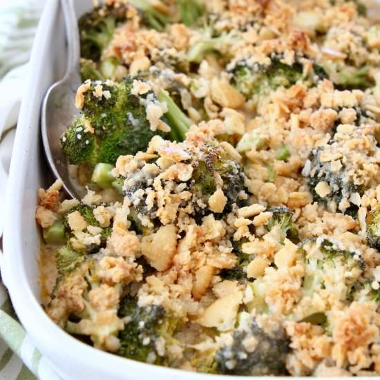 Broccoli Cheddar Casserole - Recipe photo by Whitney Bond