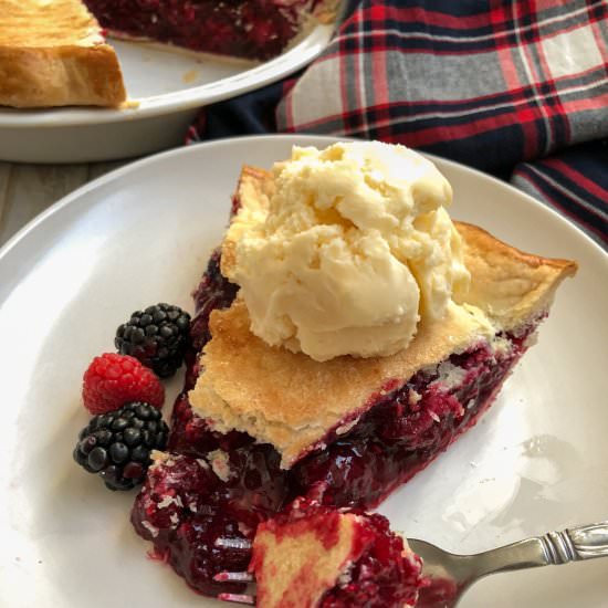 Easy Mixed Berry Pie - Recipe photo by Modern Meal Makeover