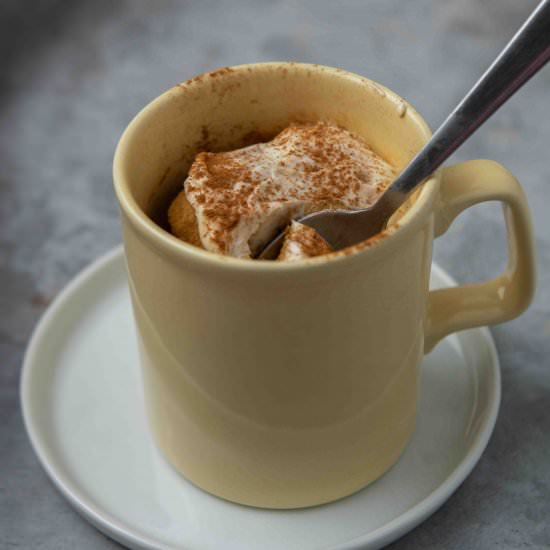 pumpkin mug cake recipe - Recipe photo by lifestyleofafoodie