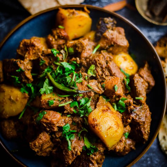 Lamb Bhuna - Recipe photo by tiffinandteaofficial