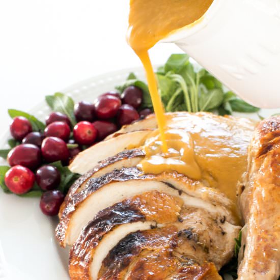 Gluten Free Turkey Gravy - Recipe photo by ChefSavvy