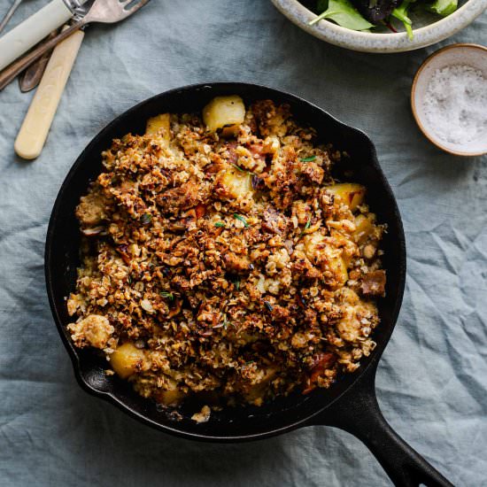 Root veg crumble - Recipe photo by Shecanteatwhat
