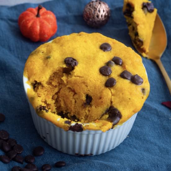 Vegan Mug Cake with Pumpkin - Recipe photo by plantifulheart