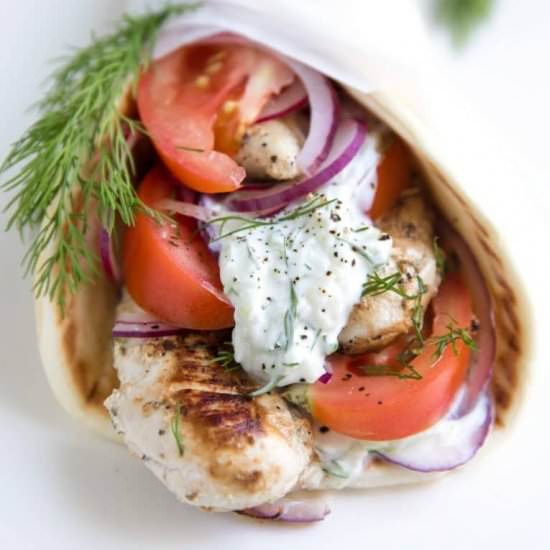 Chicken Gyro - Recipe photo by theforkedspoon