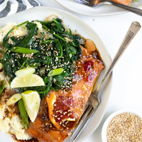 Honey Soy Salmon - Recipe photo by theforkedspoon