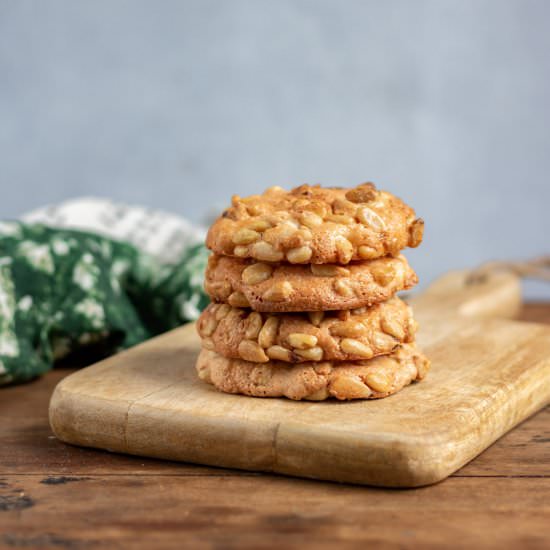 Italian Pignoli Cookies - Recipe photo by veggie desserts