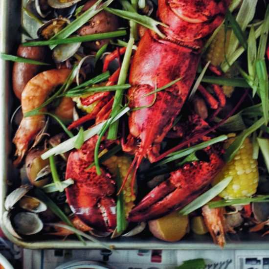 Viet Cajun Seafood Boil - Recipe photo by thesubversivetable
