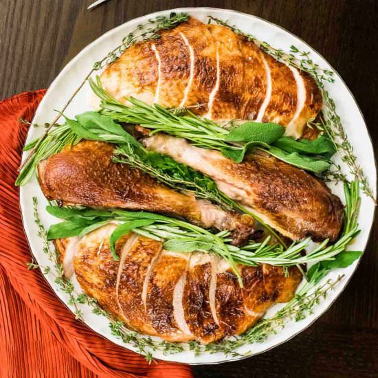 Herb Infused Buttermilk-Brined Turk - Recipe photo by RNsKitchen