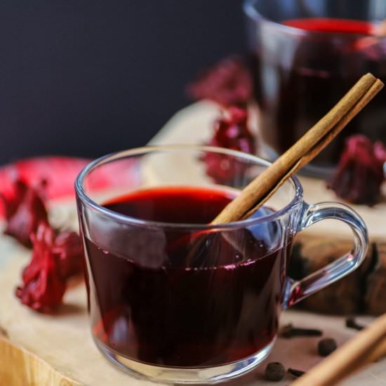 Delicious Holiday Sorrel Drink - Recipe photo by dishnthekitchen