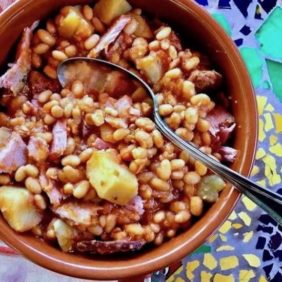 Portuguese White Beans - Recipe photo by Kitchengetaway
