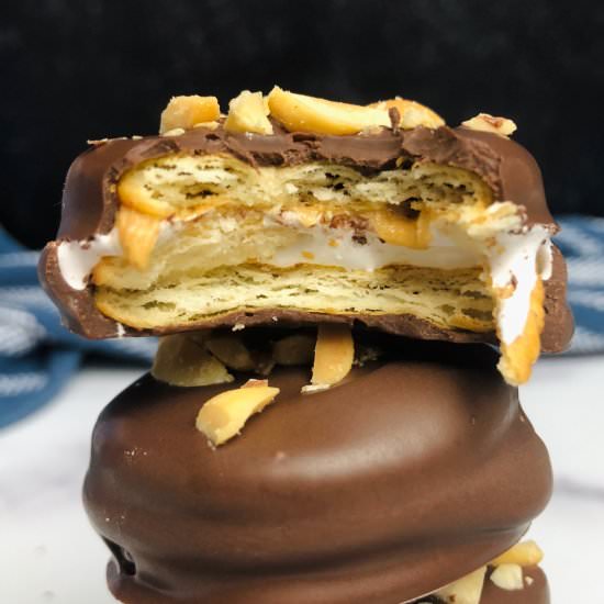 Chocolate Fluffernutter Cookies - Recipe photo by heatherlucilleskitchen