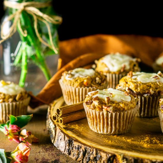 Sweet Potato Muffin W/ Cream Cheese - Recipe photo by Burrata and Bubbles