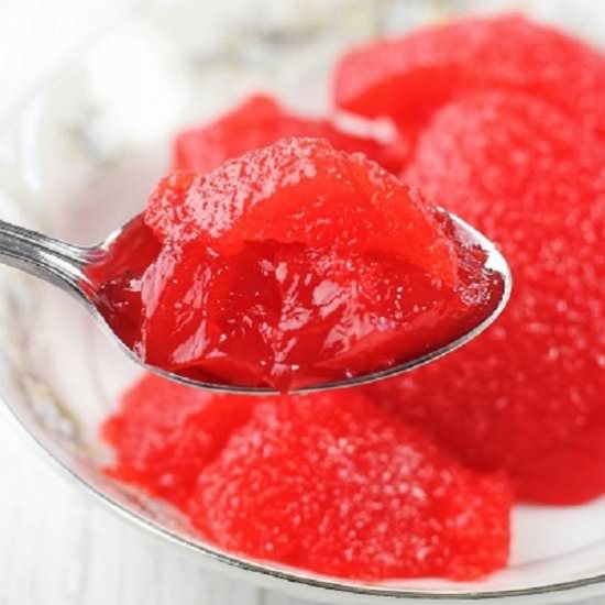 cherry applesauce jello salad - Recipe photo by nowcookthis