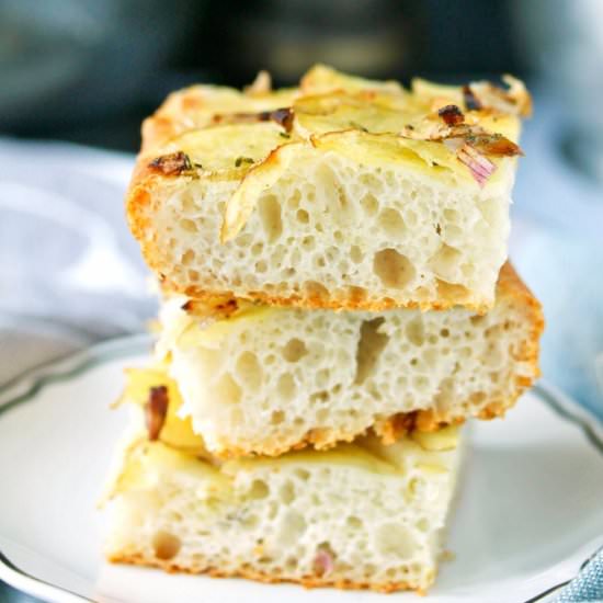 Potato Rosemary Focaccia - Recipe photo by karenskitchenstories
