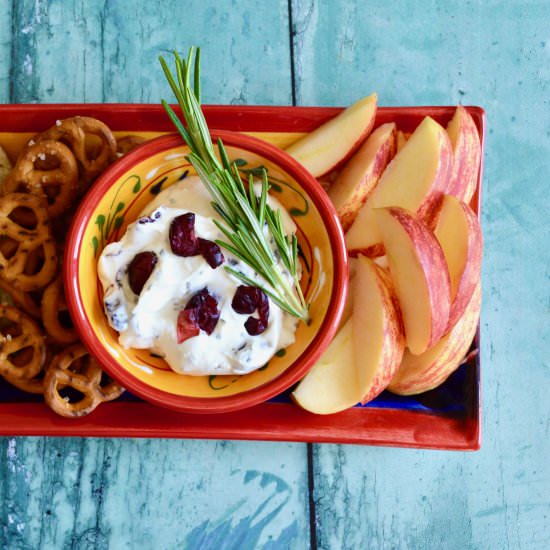 Cranberry and Rosemary Cheese Dip - Recipe photo by Fiona Kennedy