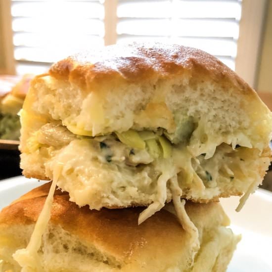 Leftover Turkey Sliders - Recipe photo by amycaseycooks
