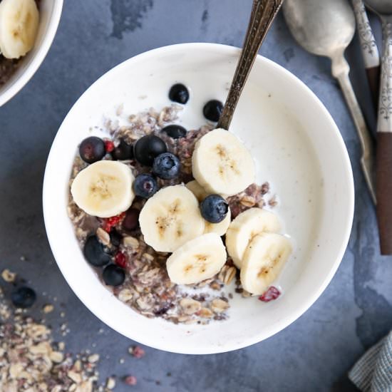 Healthy Instant Oatmeal - Recipe photo by theforkedspoon
