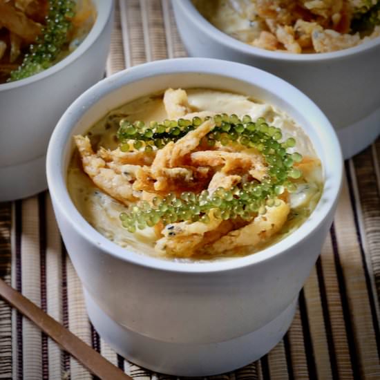 Whitebait chawanmushi - Recipe photo by delectabilia