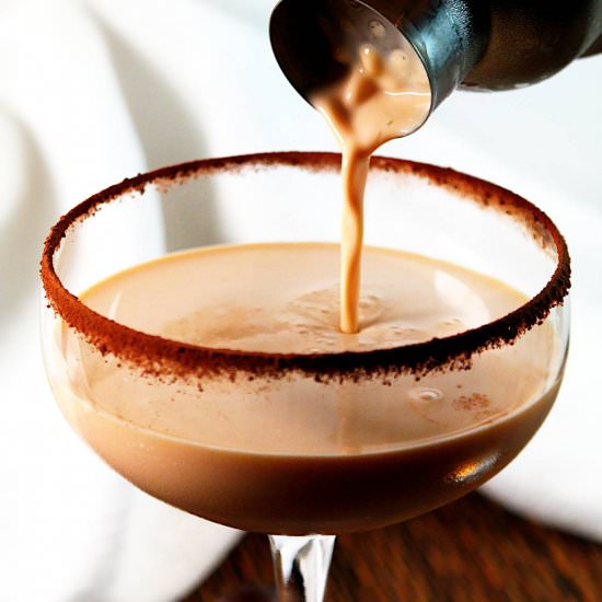 Classic Brandy Alexander Cocktail - Recipe photo by LikeHotKeto