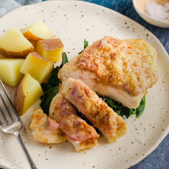 Italian Chicken with Parmesan & Ham - Recipe photo by lostinf00d