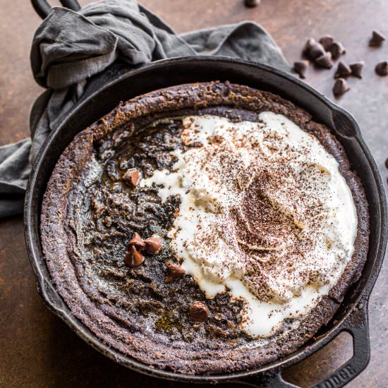 Chocolate Paleo Dutch Baby - Recipe photo by acalculatedwhisk