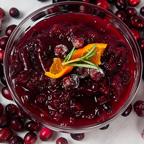 Instant Pot Cranberry Sauce - Recipe photo by SeasonedSprinkles