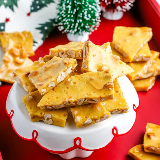 Homemade Peanut Brittle - Recipe photo by EasyBudgetRecipes