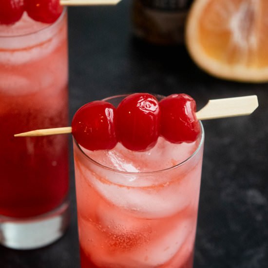 Don't Call Me Shirley Cocktail - Recipe photo by JawnsICooked