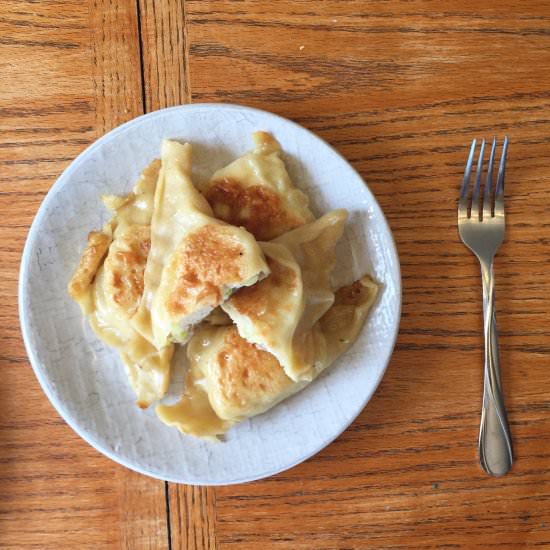 Chicken and Cabbage Dumplings - Recipe photo by themidwestkitchenblog