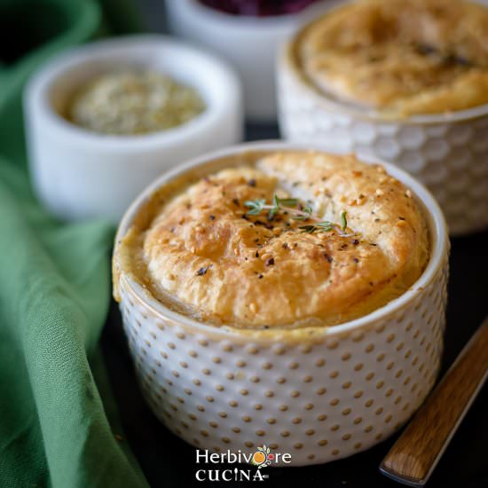 Air Fryer Vegetable Pot Pie - Recipe photo by Herbivore Cucina