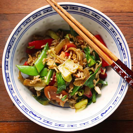 Prawn and Vegetable Fried Rice - Recipe photo by fellybull