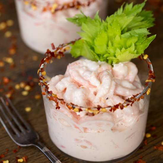 Italian shrimp cocktail - Recipe photo by electricbluefood