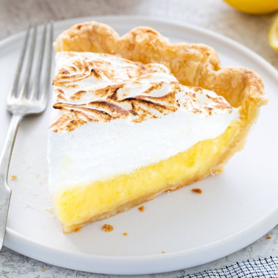 Lemon Meringue Pie - Recipe photo by Jessica Gavin