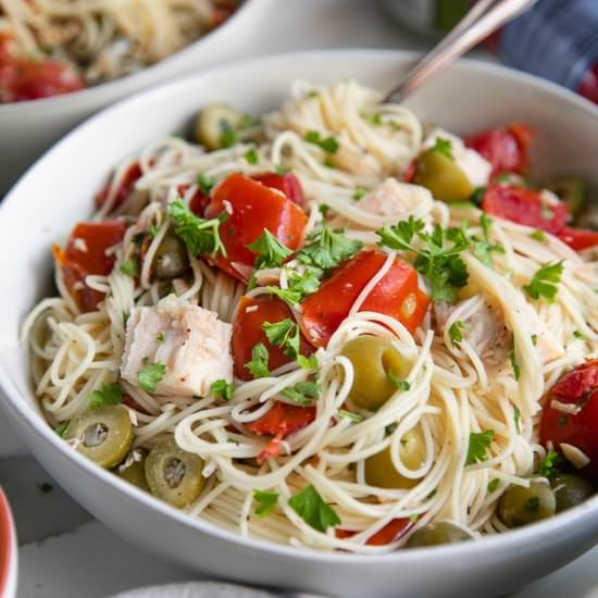 15-Minute Angel Hair Pasta - Recipe photo by theforkedspoon