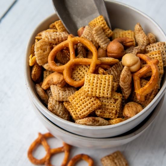 Gluten Free Chex Mix - Recipe photo by MamaGourmand