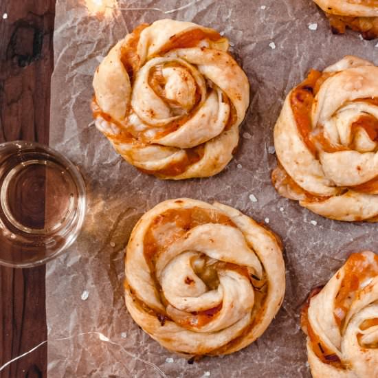 Savory Pumpkin Twists - Recipe photo by damnspicy