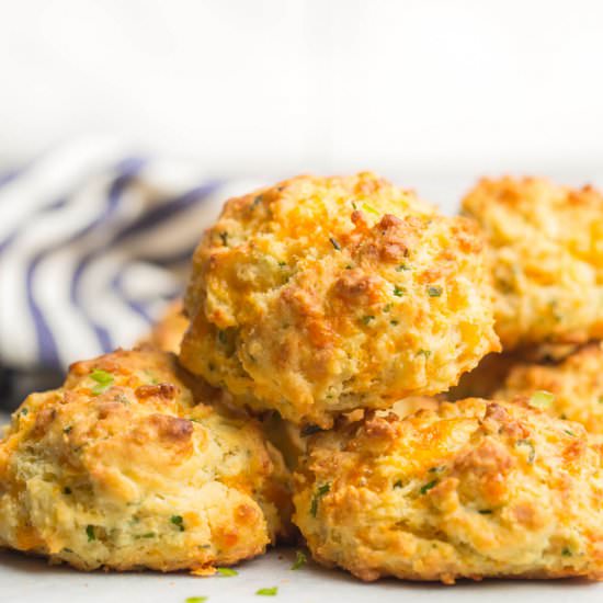 Cheesy Chive Gluten Free Biscuits - Recipe photo by asaucykitchen