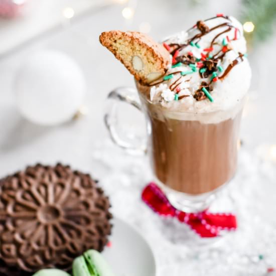 Affogato al Hot Cioccolato Dessert - Recipe photo by HouseofKerrs.com