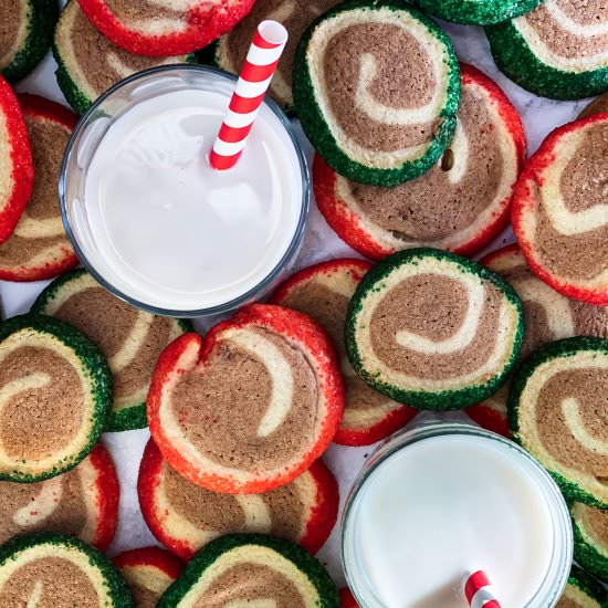 pinwheel cookies - Recipe photo by Theperksofbeingus