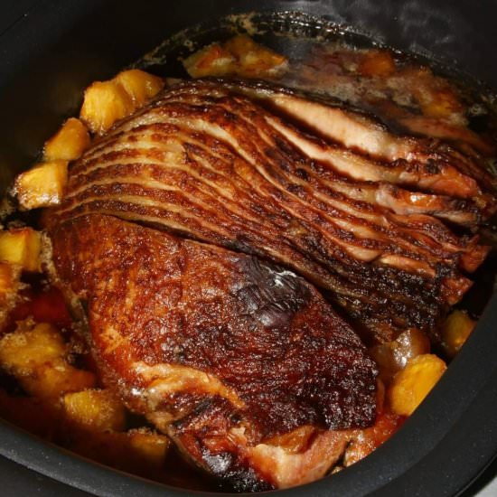 Crock-Pot Brown Sugar Pineapple Ham - Recipe photo by FLChefNicole