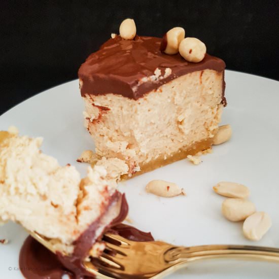 Instant Pot Peanut Butter Cheesecake - Recipe photo by we eat at last