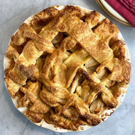 Brown-Butter Apple Pie - Recipe photo by thebrookcook.wordpress.com