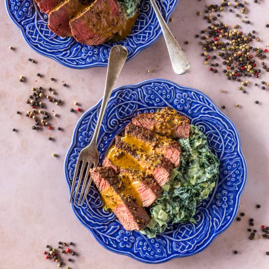 Steak au Poivre - Recipe photo by primalwellnesscoach