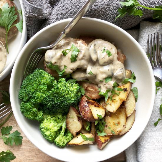 pork tenderloin mushroom marsala - Recipe photo by ahintofrosemary