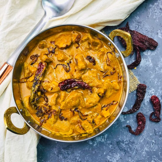 Kolhapuri lamb curry - Recipe photo by spicytamarind