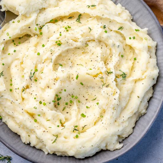 HEALTHY MASHED POTATOES - Recipe photo by healthyfitnessmeals