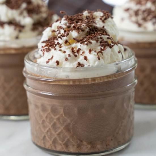 keto Chocolate Custard - Recipe photo by debsdailydish